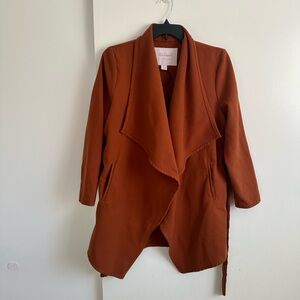 Revamped Rust Trench Coat